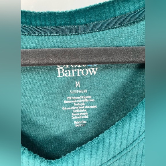 Croft & Barrow Teal Top size Medium - Picture 4 of 7